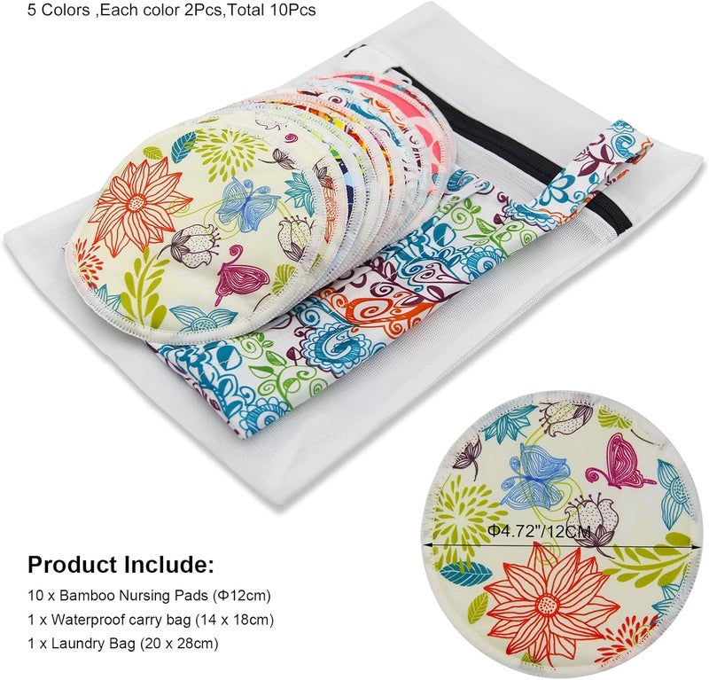 Pinowu Organic Bamboo Nursing Pads Set - Image 4